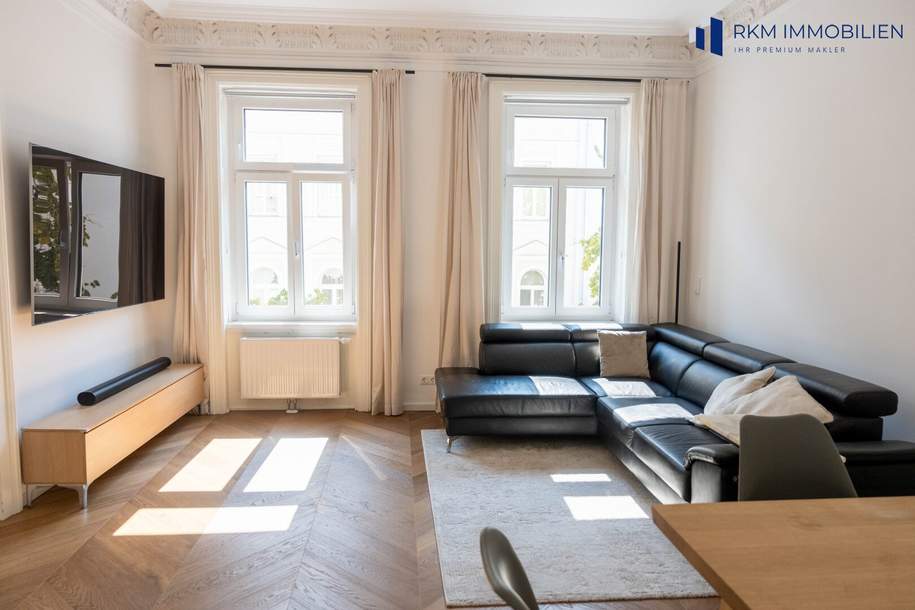 Exklusives Altbaujuwel – stilvoll sanierte 3-Zimmer-Wohnung mit Lift, Wohnung-kauf, 535.000,€, 1040 Wien 4., Wieden