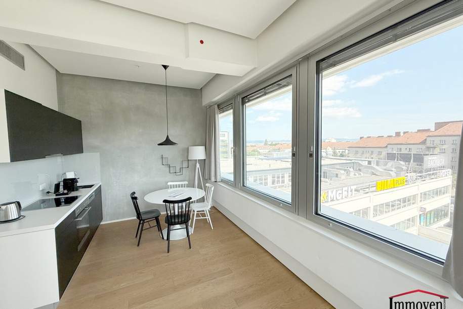 ANLEGERWOHNUNG - Kleinwohnung mit faszinierendem Ausblick im Philipshaus - Nettokaufpreis: € 220.000,00!, Wohnung-kauf, 220.000,€, 1100 Wien 10., Favoriten