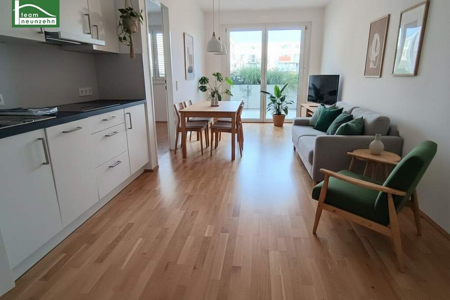 MITTEN IN DER STADT Ruhe auf der begrünten Terrasse genießen - 2 Zimmer Neubauwohnung. - WOHNTRAUM, Wohnung-miete, 825,41,€, 3100 Sankt Pölten(Stadt)