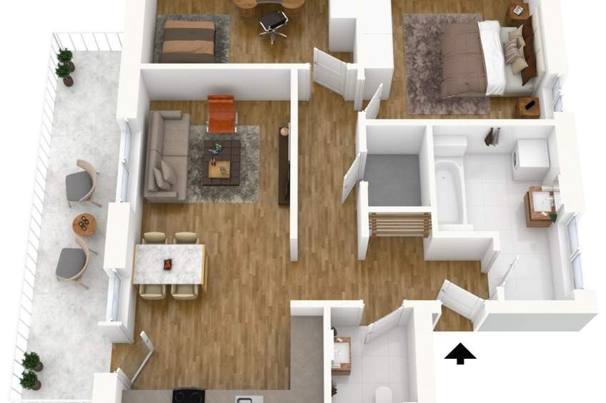 Angenehm Wohnen - Helle 3-Zimmerwohnung mit Balkon, Wohnung-kauf, 320.000,€, 5741 Zell am See