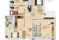 Familienwohnung mit Indoor Pool, Sauna und großzügigem Gemeinschaftsgarten