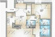 GONZAGAGASSE, BÖRSE-NÄHE, klimatisiertes 122 m2 Dachgeschoss mit 8 m2 Terrasse, 3 Zimmer, Komplettküche, 2 Bäder, Parketten