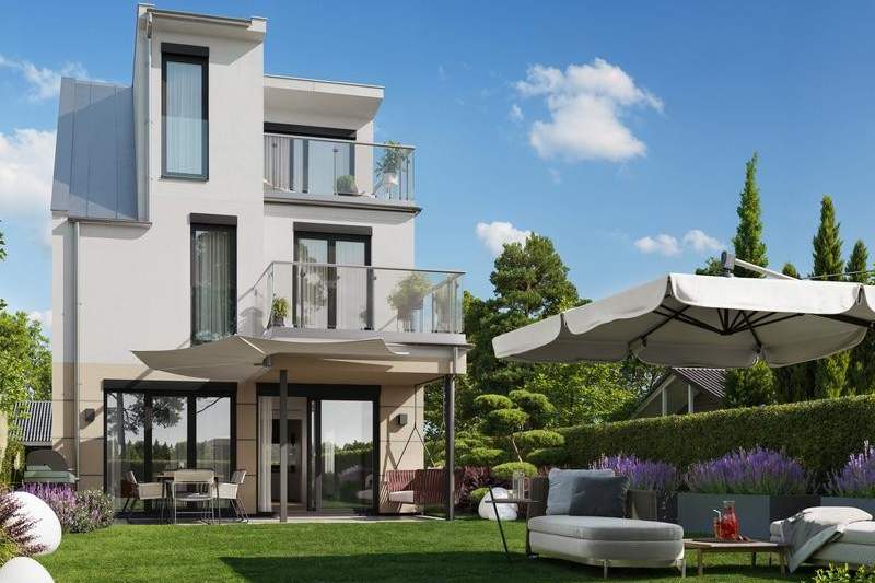 Luxuriöses 5-Zimmer-Einfamilienhaus direkt an der Alten Donau – auf Eigengrund!, Haus-kauf, 2.254.900,€, 1220 Wien 22., Donaustadt