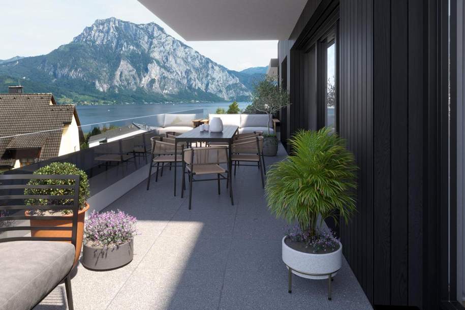 Provisionsfreies Penthouse im Zentrum mit Seeblick und Gebirgsblick - Projekt TW02!, Wohnung-kauf, 1.063.000,€, 4813 Gmunden