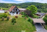 Einfamilienhaus in Mantscha bei Graz mit sonnigem Garten und schöner Aussicht