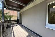 Helle 2-Zimmer-Wohnung mit Extraküche und großem Balkon mit Gartenblick