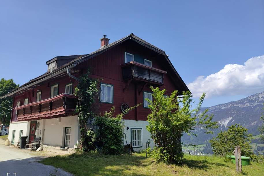 Rarität-Typisches, altes steirisches Bauernhaus mit traumhaften Ausblick am Pruggererberg!, Haus-kauf, 8965 Liezen