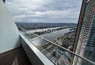 Großzügige 3 Zimmer Wohnung im 41.Stock inkl. atemberaubendem Blick auf die Donau und den Kahlenberg!