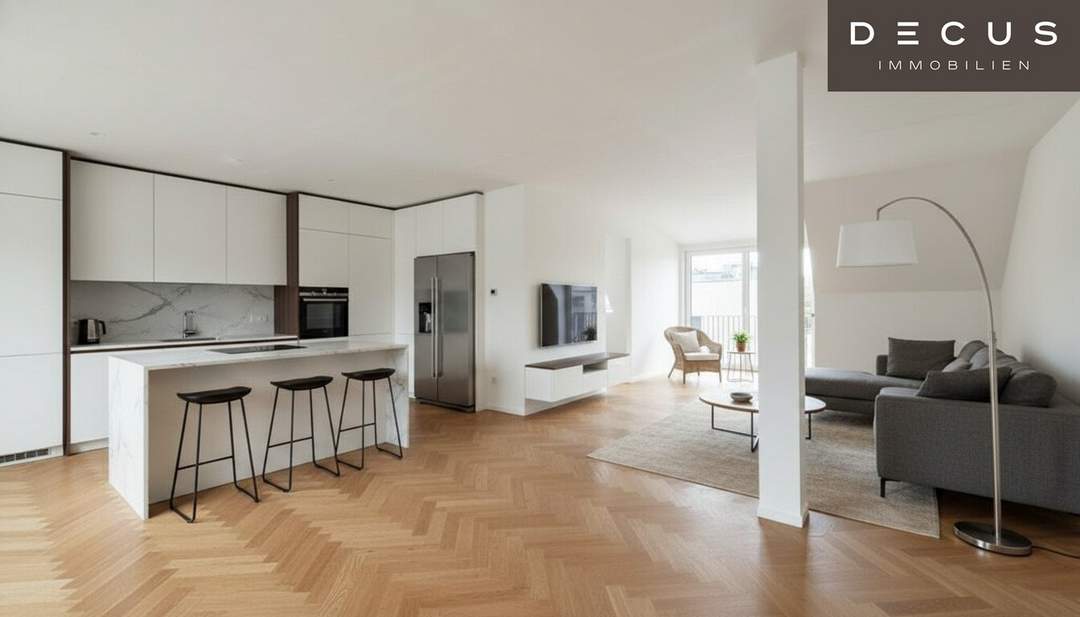 | PENTHOUSE | DACHTERRASSE MIT FERNBLICK | GRÜNE HEIZFORM | VOLLKLIMATISIERT |