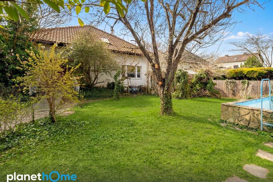 Einfamilienhaus mit Potential und Pool, Haus-kauf, 648.000,€, 1220 Wien 22., Donaustadt