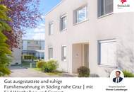 Gut ausgestattete und ruhige Familienwohnung in Söding nahe Graz | mit Süd-Westbalkon und Carport