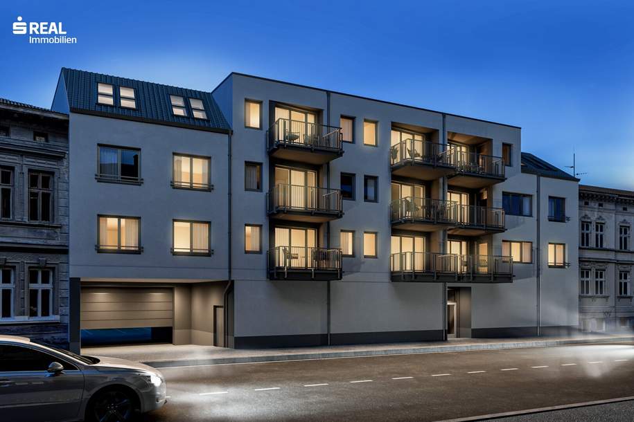 TOP – NEUBAU – EIGENTUMSWOHNUNGEN mit Gärten, Terrassen, Balkonen in bester ZENTRUMSRUHELAGE!, Wohnung-kauf, 386.300,€, 2020 Hollabrunn