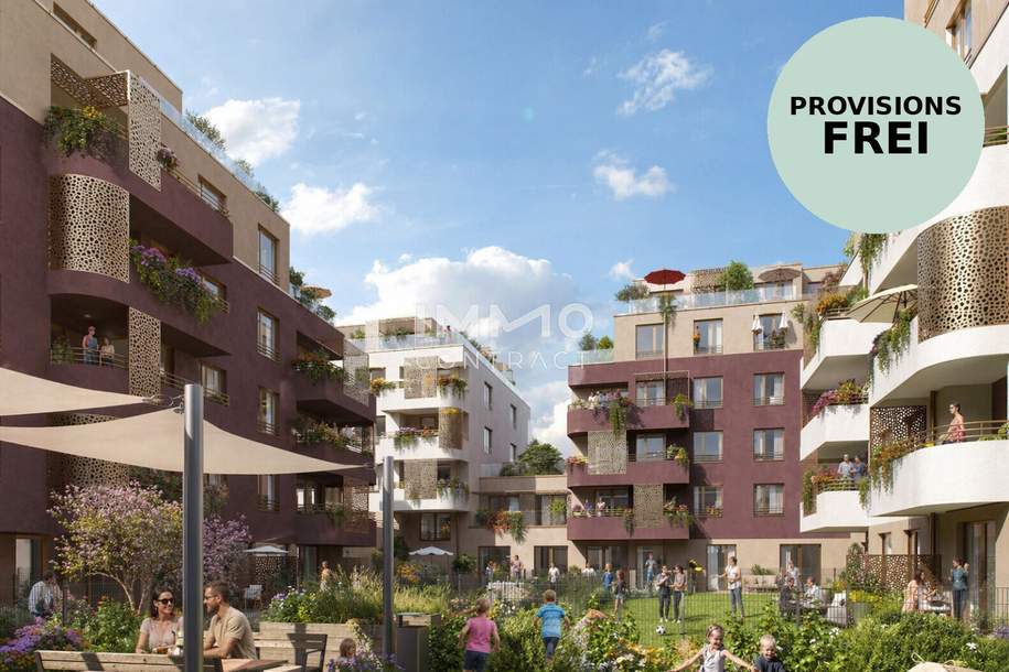 Leistbare 3 Zimmer Wohnung mit Balkon in modernem Neubau! Provisionsfrei, Wohnung-kauf, 268.770,€, 1230 Wien 23., Liesing