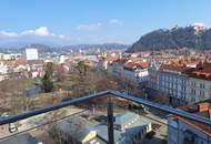 Rundum Stadtblick: 3-Zimmer-Wohnung mit Terrasse und Balkon I Bezirk Lend