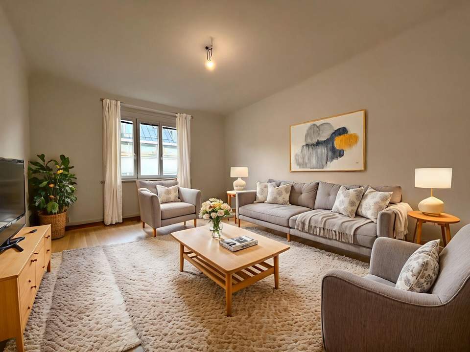 Generalsanierte 3-Zimmer Wohnung mit kleinem Balkon in toller Lage, 1180!