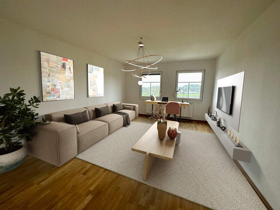 Neu sanierte 3-Zimmer-Wohnung in historischer Hülle