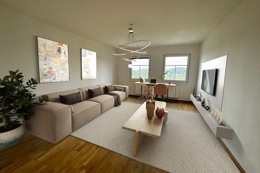 Neu sanierte 3-Zimmer-Wohnung in historischer Hülle, Wohnung-kauf, 140.000,€, 2493 Wiener Neustadt(Land)