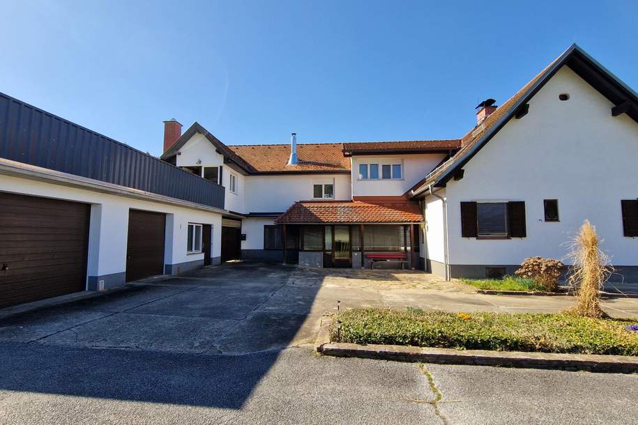 Zweifamilienhaus mit separaten Eingängen und gewerblicher Nutzungsmöglichkeit im schönen Thermenland, Haus-kauf, 558.000,€, 8263 Hartberg-Fürstenfeld