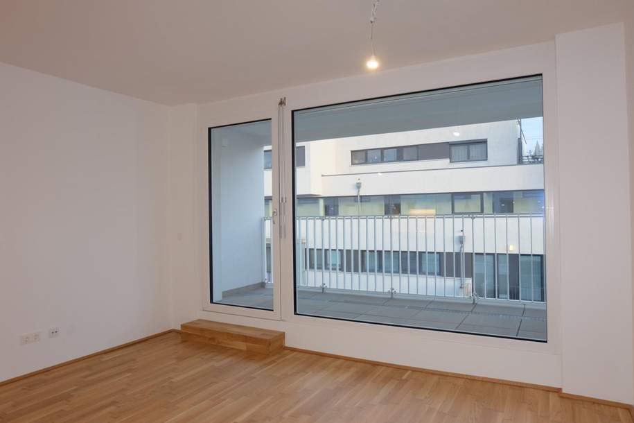 Besondere Neubau 2-Zimmer Wohnung mit Loggia und Tiefgaragenplatz in Ruhelage, Wohnung-kauf, 305.000,€, 1210 Wien 21., Floridsdorf
