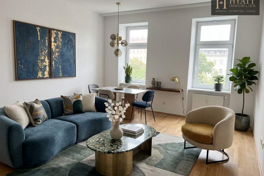 Urban wohnen, überraschend ruhig leben – stilvoll sanierter Altbau mit Lift, Freiflächen und moderner Energietechnik, Wohnung-kauf, 259.000,€, 1070 Wien 7., Neubau