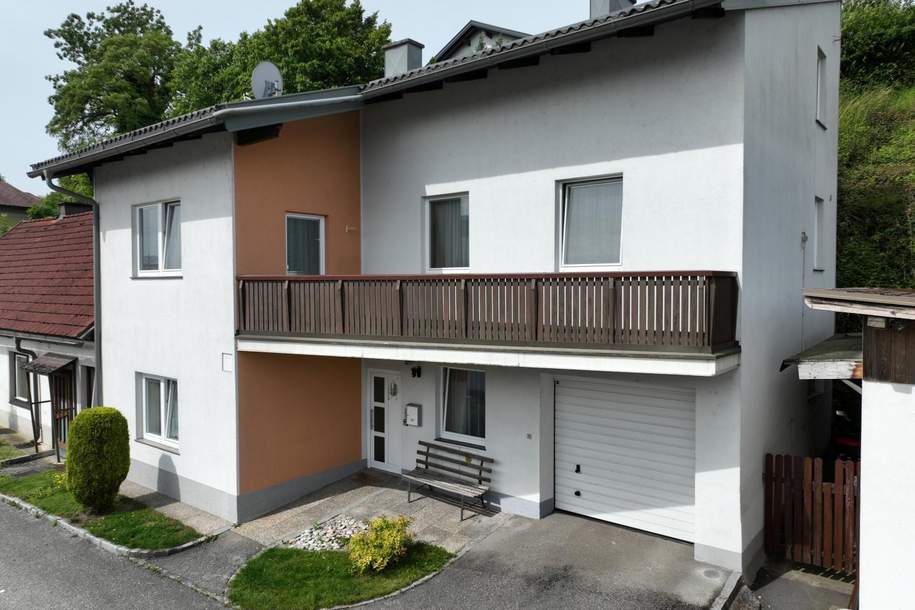 Wohnhaus mit Balkon - Nähe Stadtzentrum und ZKW, Haus-kauf, 155.000,€, 3250 Scheibbs