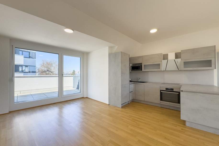 DACHGESCHOSS IN EXKLUSIVLAGE AN DER ALTEN DONAU - 3 Terrassen, Wohnung-kauf, 569.000,€, 1220 Wien 22., Donaustadt