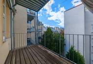Ruhige 3-Zimmer-Altbauwohnung mit Balkon beim Quellenplatz