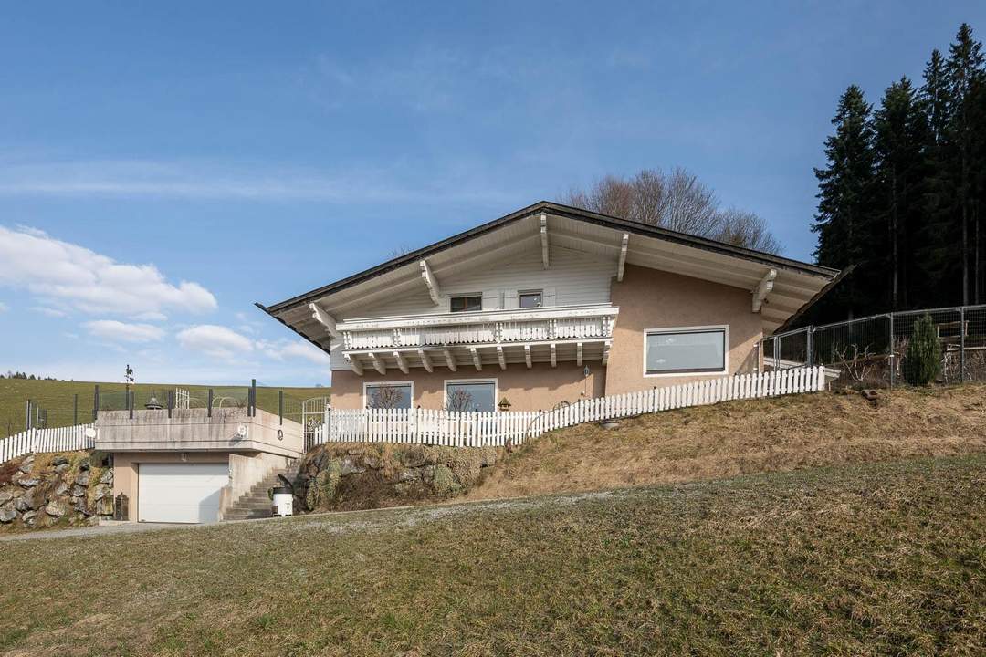 "Wo Lebensqualität beginnt" - Haus mit Panoramaausblick in Pfarrwerfen!