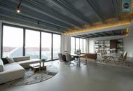 The View! Penthouse Loft mit Dachterrasse samt Wien-Panorama-Blick in der Brotfabrik Wien!