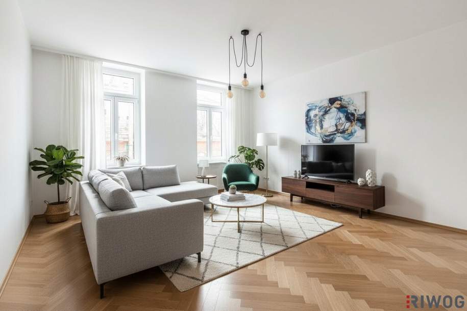 Altbauwohnung mit Innenhof-Loggia und Potenzial zur 4-Zimmer-Wohnung | Ideal auch zur WG-Nutzung | Nähe U4/U6, Währinger Park, Donaukanal, Wohnung-kauf, 349.000,€, 1190 Wien 19., Döbling