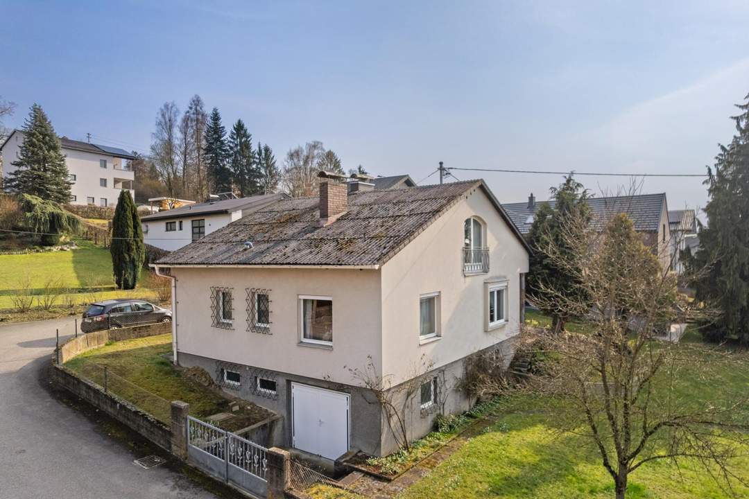 Rohdiamant in Toplage – sanierungsbedürftiges Haus in Wilhering