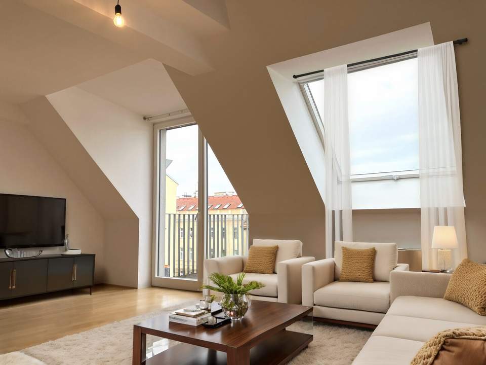 Helle 4-Zimmer DG-Maisonette mit Balkon, guter Infrastruktur und öffentlicher Anbindung!