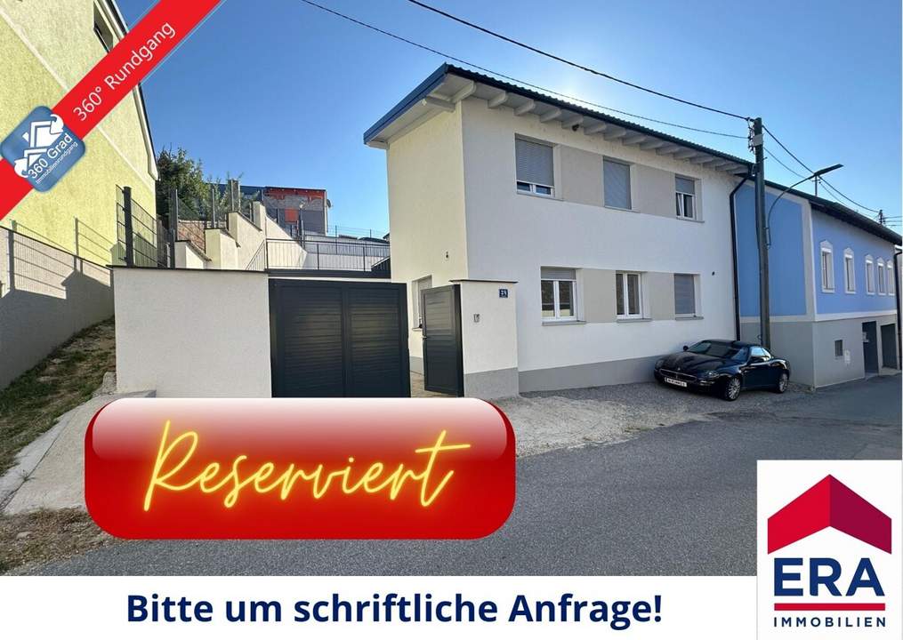RESERVIERT! Wilfersdorf - Neubau - Erstbezug Modernes Zweifamilienhaus in ruhiger Zentrumsnähe