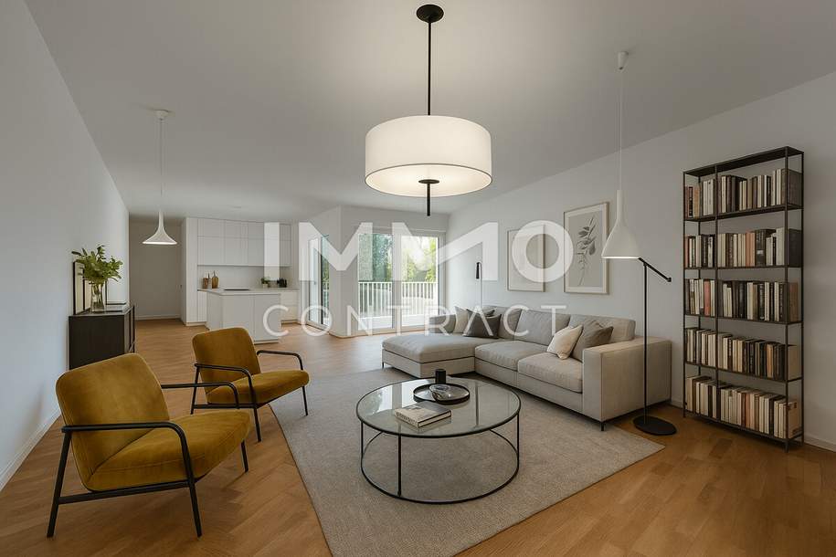 Eleganter Erstbezug - 2 Balkone - zum Wohlfühlen + inklusive Garagenstellplatz, Wohnung-kauf, 449.000,€, 2122 Mistelbach