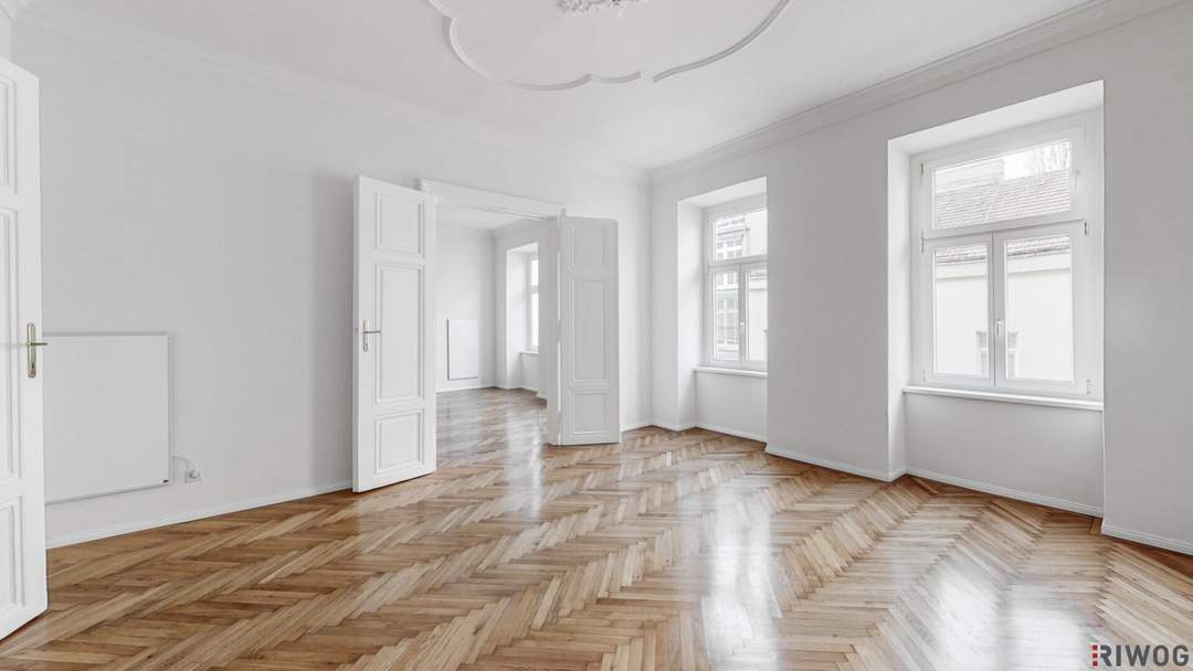 3 ZI. ALTBAU-UNBEFRISTET // TOP ZUSTAND // 2 Bäder, sehr hell