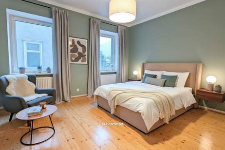 Vorgarten: Gemütliche Balkonwohnung + Idealer Grundriss + Sonniges Wohnzimmer + Teilbar auf 2-3 Zimmer, Wohnung-kauf, 330.000,€, 1200 Wien 20., Brigittenau