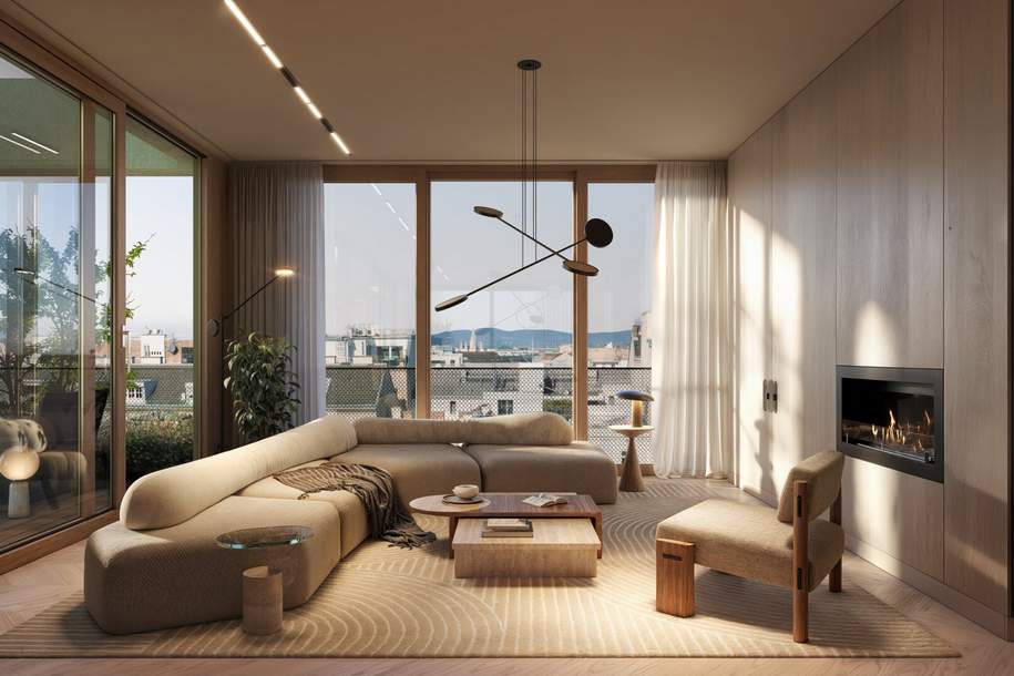 FUNKHAUS - Lichtdurchflutete, großzügige 3-Zimmer Wohnung, Wohnung-kauf, 1.260.000,€, 1040 Wien 4., Wieden