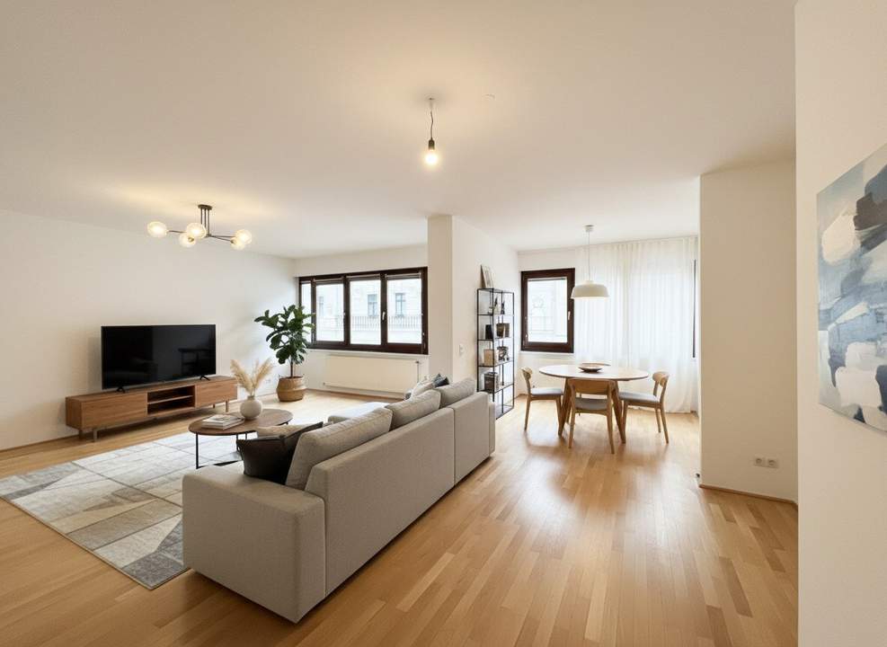 4-Zimmer Wohnung mit 2 Bädern und goßer Gemeinschaftsterrasse Nähe Stadtpark, 1030!