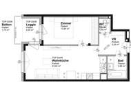 Ab sofort verfügbar in der Koloniestraße! Top-moderne 2 Zimmer Wohnung mit 6m² Balkon!