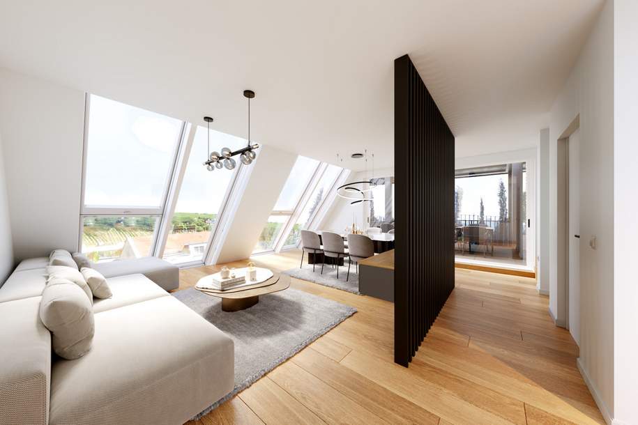 Penthousetraum mit Blick in die Weingärten, Wohnung-kauf, 1.990.000,€, 1190 Wien 19., Döbling