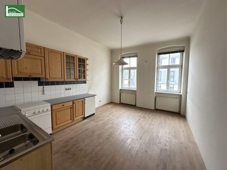 Mitten im Geschehen! Renovierungsbedürftige 2-Zimmer Wohnung in der Panikengasse nahe Ottakringer Brauerei!