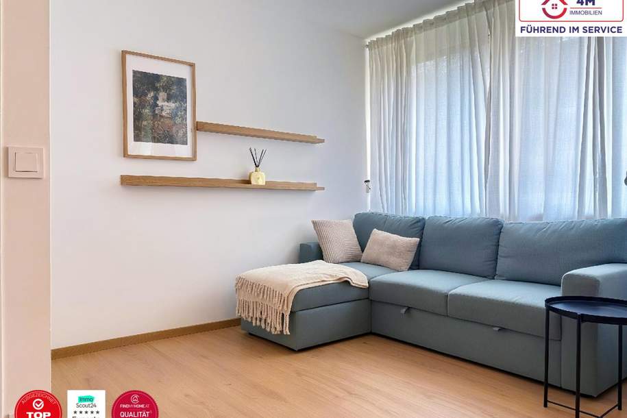 Dein Platz im Grünen – 2 Zimmer, Terrasse, Parkplatz, Schlosspark Wolkersdorf, Wohnung-kauf, 270.000,€, 2120 Mistelbach