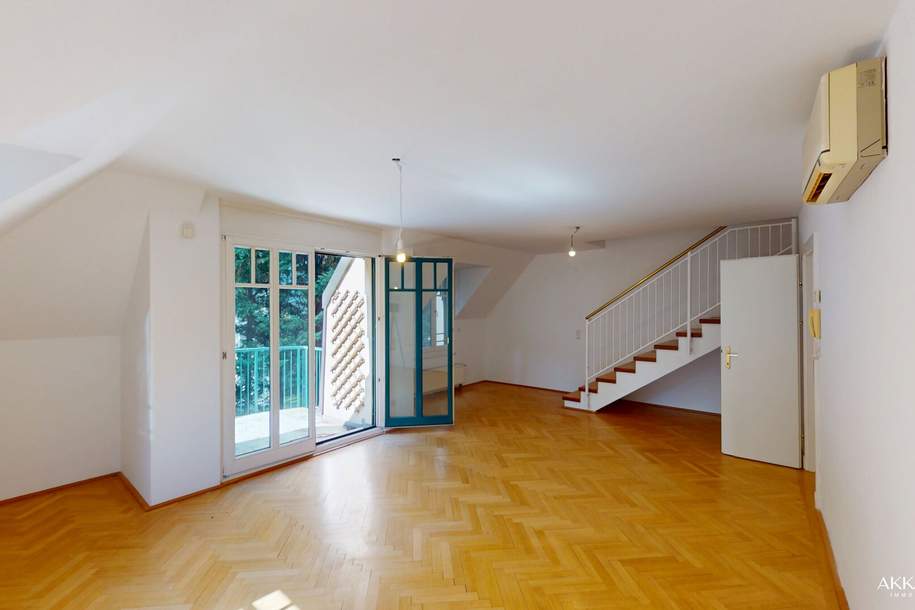 Elegante Dachgeschosswohnung mit Gartenblick, Terrassen und Garage, Wohnung-kauf, 578.000,€, 1190 Wien 19., Döbling