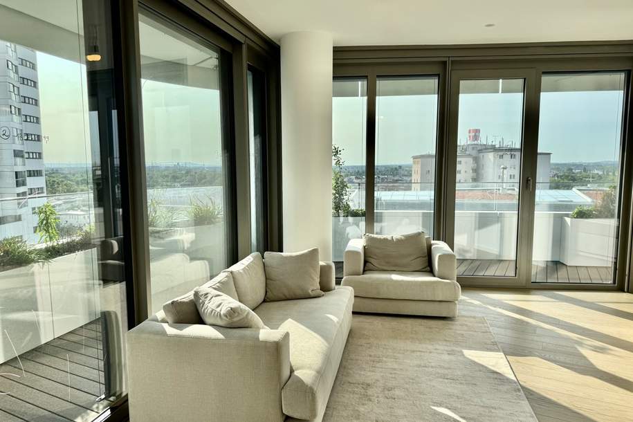 DANUBEFLATS. Schnäppchen Hit - Einmalig - Große 2 Zimmer Wohnung. Wie im Urlaub - Elevate your Lifestyle, Wohnung-kauf, 590.000,€, 1220 Wien 22., Donaustadt