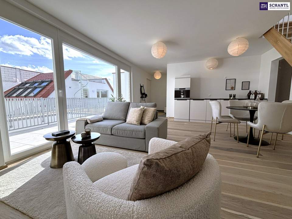 *Frühjahrsaktion* Exklusives Dachgeschosswohnen: Helle 4-Zimmer-Maisonette mit Balkon, Dachterrasse und hochwertiger Ausstattung!