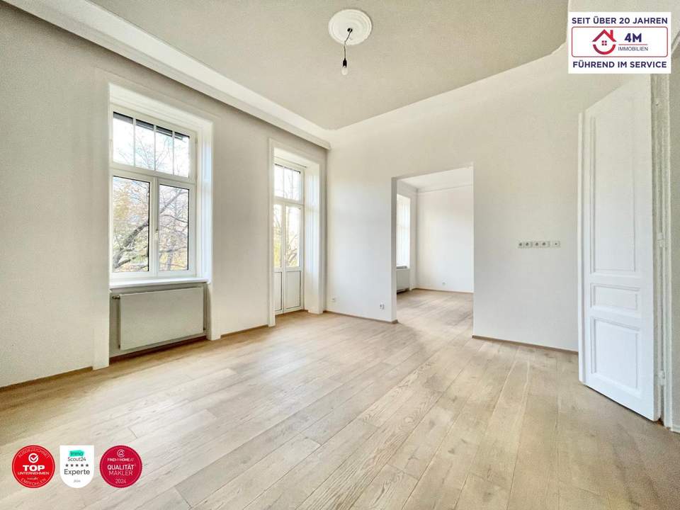 Sanierte 4-Zimmer-Wohnung mit Balkon in TOP Lage