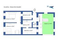 Nette Altbau 3-Zimmer Wohnung mit Balkon und Eigengarten in zentraler Lage in Penzing, sehr gute Infrastruktur!