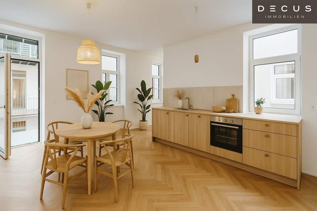 | GROSSER BALKON | INNENHOF | EDLE 3 ZIMMERWOHNUNG