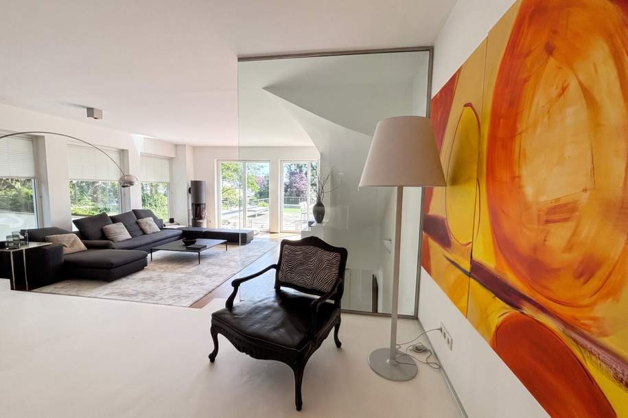 Modern wohnen, stilvoll leben &amp; Fernblick genießen auf höchstem Niveau I Wienerwald I große Terrassen I Doppelgarage + Stellplätze, Haus-kauf, 1.790.000,€, 1170 Wien 17., Hernals