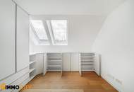 Exklusive, klimatisierte 3,5-Zimmer-Dachgeschosswohnung mit 22 m² Terrasse nahe Schloss Belvedere